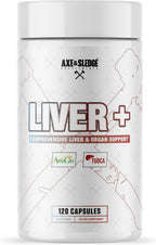 Axe & Sledge Liver+ — Suplemento Hepático con TUDCA, NAC y Cardo Mariano (30 Cápsulas)