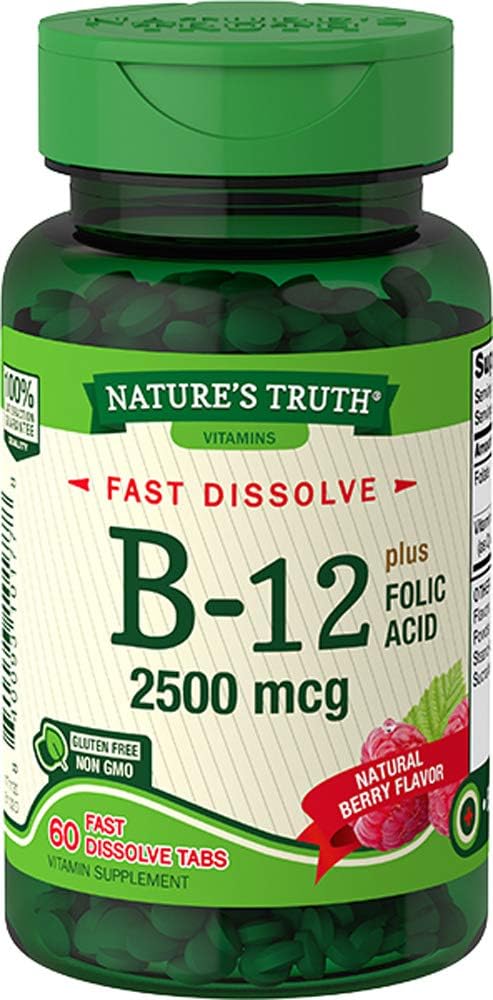 Nature's Truth Vitamina B12 2500 mcg - 60 Tabletas