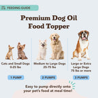 Natural Dog Company Aceite de Pescado Omega 3 para Perros Senior – Con Cúrcuma y Aceite de Salmón, Apoyo a la Movilidad, Piel y Pelaje, 473 ml