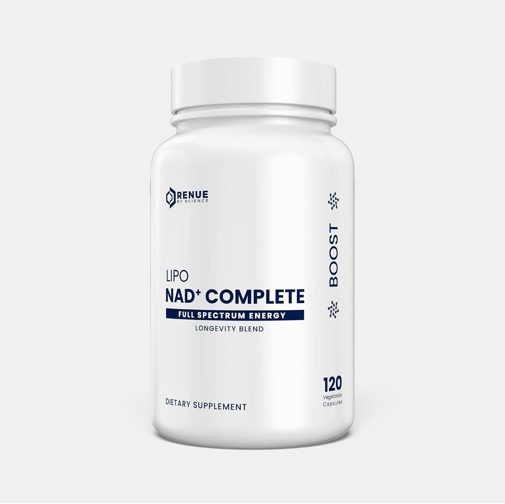 Renue By Science NAD+ Complete – 120 Cápsulas Liposomales con NMN, NR y Trigonelina