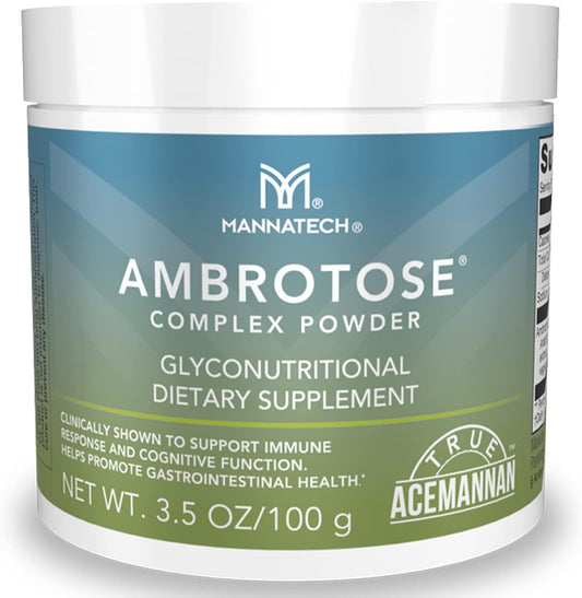 Mannatech Ambrotose Complex - Suplemento de Apoyo Inmunitario con Aloe Vera, 25 Días