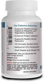 Essential Source TriActive Biotics for Men - Probiótico en Cápsulas, 30 mil millones UFC con Prebióticos y Espirulina Azul, Sin Conservación en Frío, Sin Alérgenos, 30 Cápsulas
