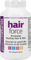 Prairie Naturals Hair-Force, 180 cápsulas blandas