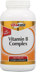 Vitacost B-Complex with Vitamin C - 300 Capsules