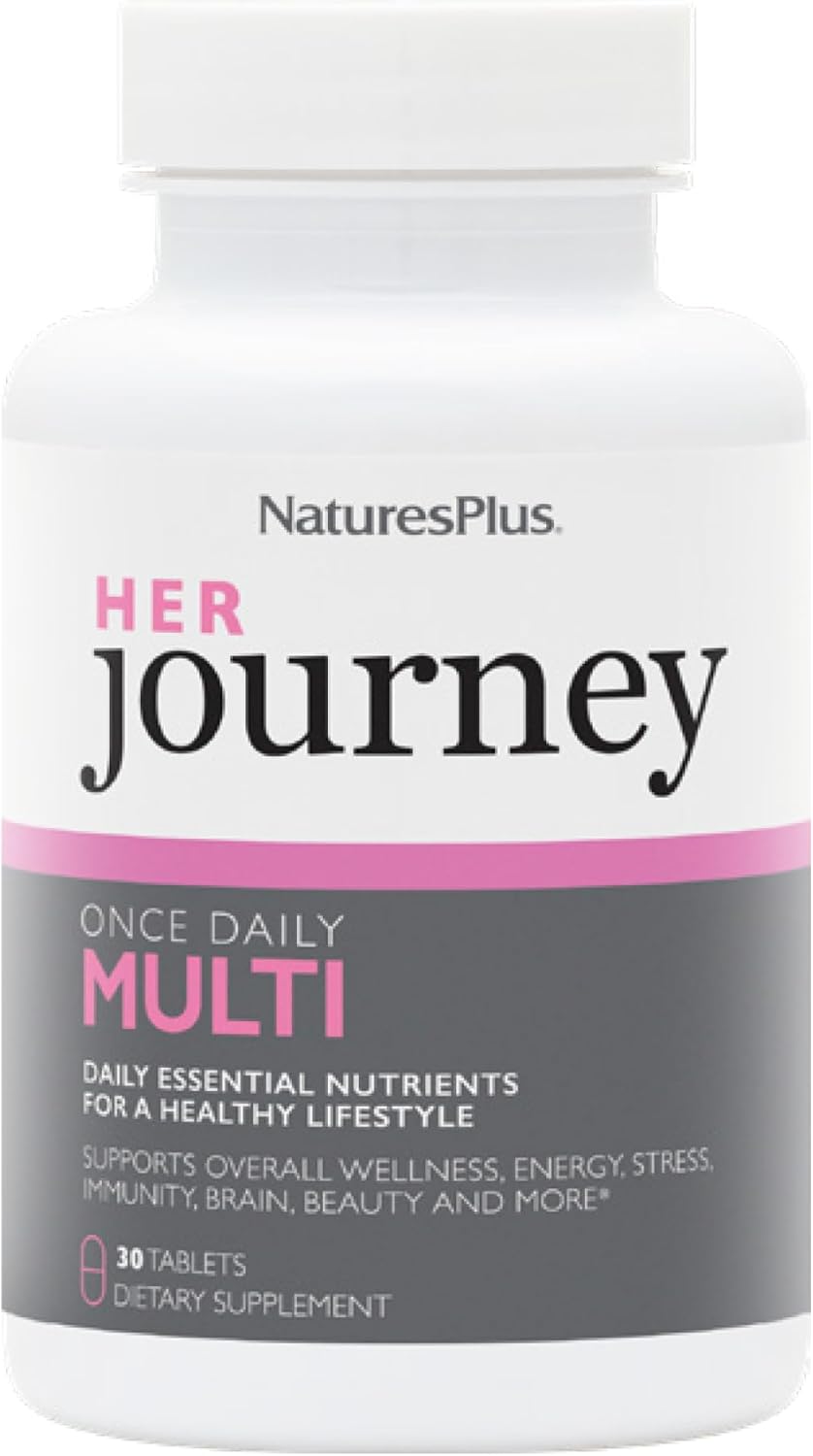 NaturesPlus Her Journey - Multivitamínico para Mujeres - 30 Comprimidos