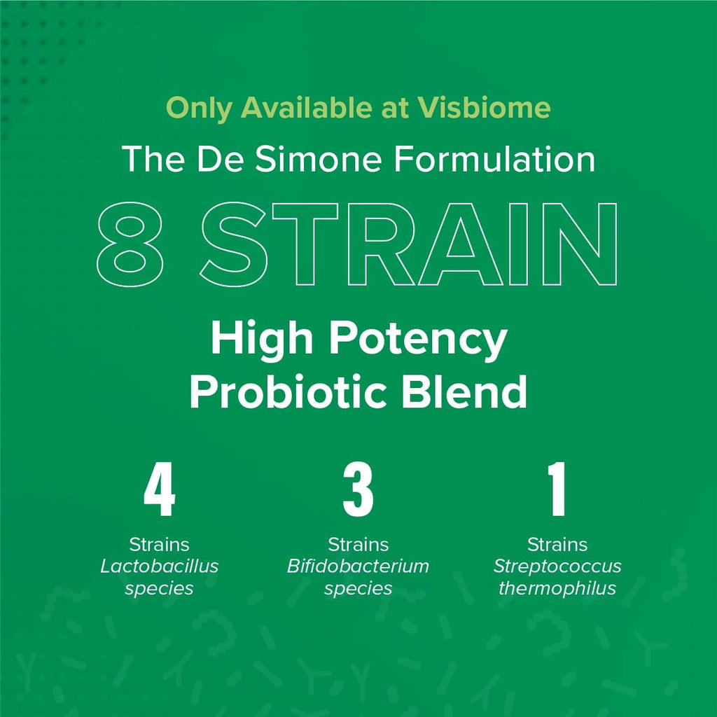 Visbiome® GI Care - Probiótico de Alta Potencia - 112.5 Mil Millones UFC - 180 Cápsulas