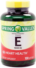 Vitamina E 1000 UI Soluble en Agua – 100 Cápsulas Blandas