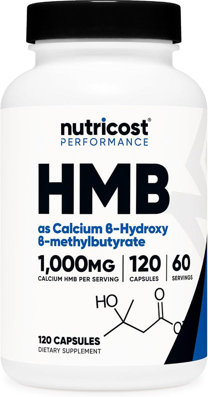 Nutricost HMB (Beta-Hidroxi – 1000 mg de HMB por dosis (2 cápsulas). – Image 6