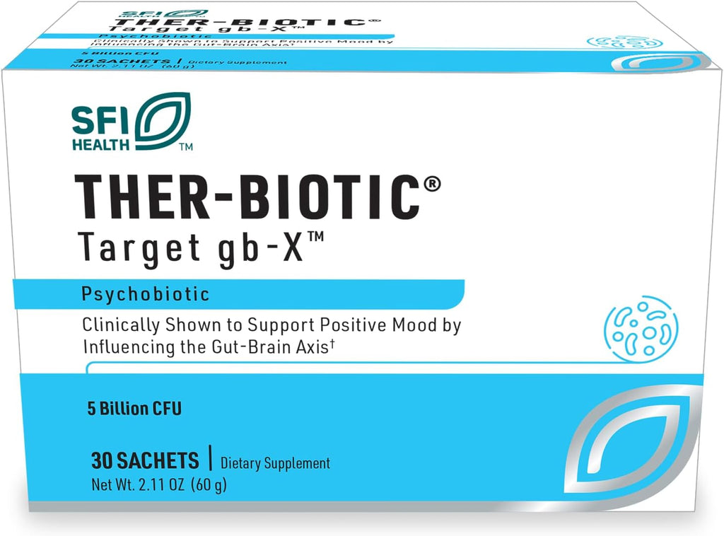 Klaire Labs SFI Health Probiótico en Polvo – Target gb-X con Bifidobacterium y Lactobacillus – 30 sobres