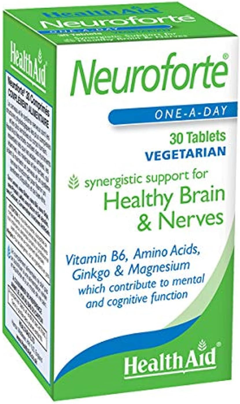 Health Aid NeuroForte Complejo B con Aminoácidos - 30 Comprimidos