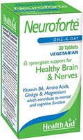 Health Aid NeuroForte Complejo B con Aminoácidos - 30 Comprimidos