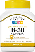 21st Century Complex B-50 Comprimidos de Liberación Prolongada - 60 unidades (Pack de 2)