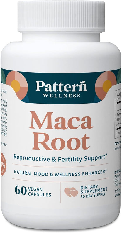Extracto de Raíz de Maca 20:1 - 500mg - Tri-Color - 60 Cápsulas Veganas – Image 1