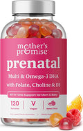 Mother's Promise Gominolas prenatales veganas con DHA | 120 gominolas