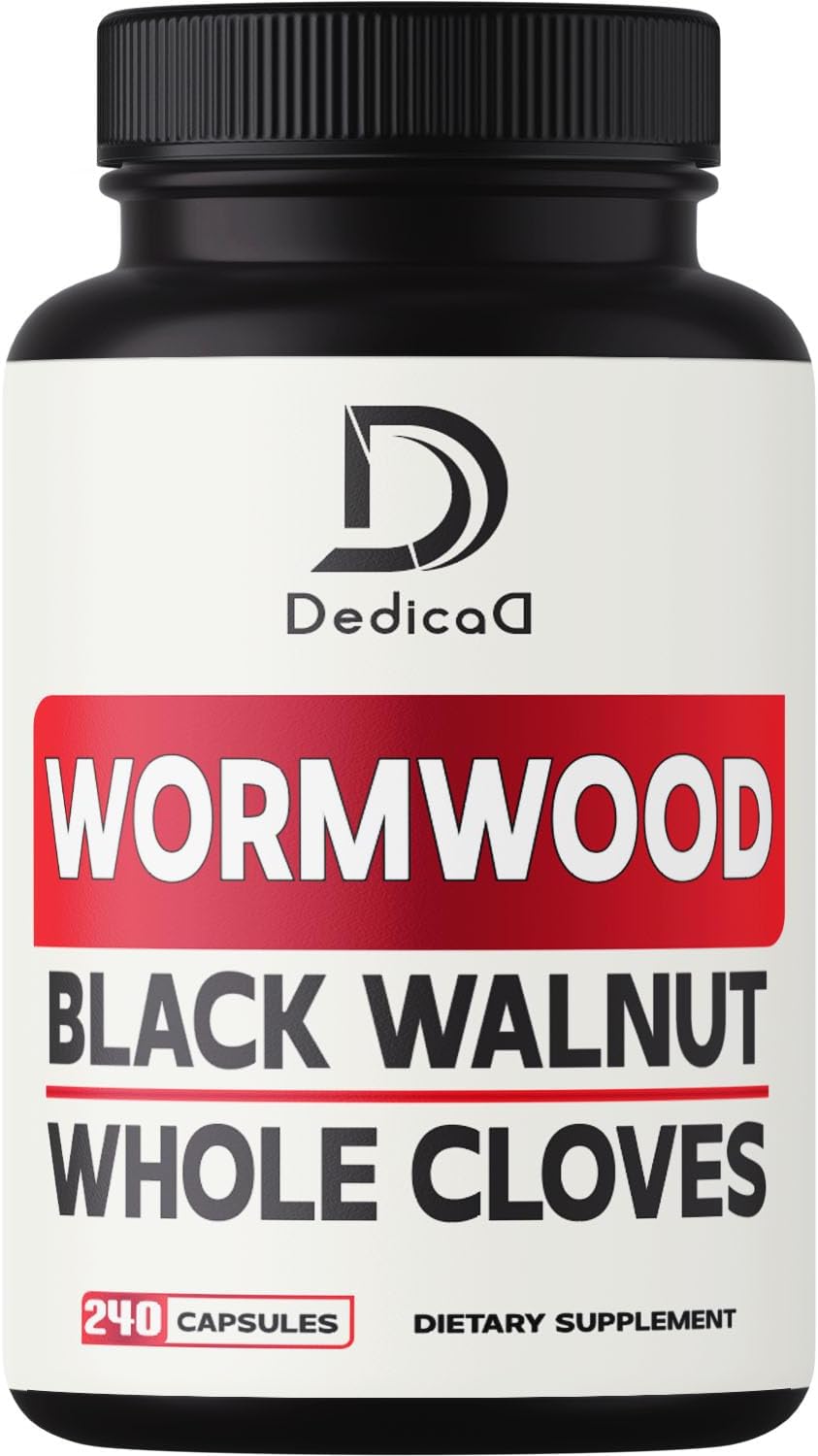 Cápsulas de Artemisa Dulce 1500mg con Nogal Negro y Clavo - 240 Cápsulas Veganas