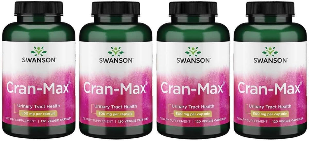 Swanson Cran-Max 500 mg 120 Cápsulas Vegetales (Pack de 2)