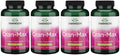 Swanson Cran-Max 500 mg 120 Cápsulas Vegetales (Paquete de 4)