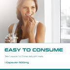 Hybrid Nutraceuticals Suplemento de Calostro Bovino - 500mg por Cápsula - 30% IgG - 120 Cápsulas