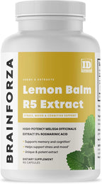 Brain Forza Lemon Balm Extract R5 - 90 Capsules (5% Rosmarinic Acid)