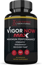 Vigor Now Max 1600MG - Fórmula Avanzada para la Salud Masculina (Pack de 5, 300 Cápsulas)