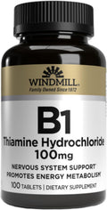 Windmill Vitamina B1 100 mg - 100 Comprimidos