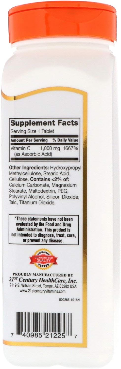 21st Century Vitamina C 1000 mg Liberación Prolongada 110 Comprimidos