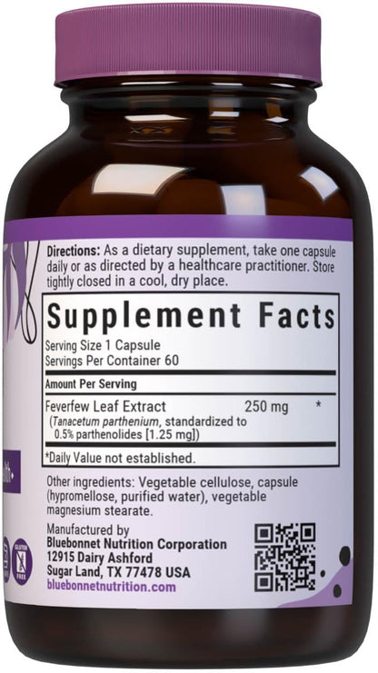 BlueBonnet Nutrition - Extracto de Hoja de Matricaria, 60 Cápsulas Vegetales – Image 2