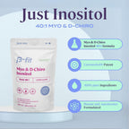 B-fit Inositol Suplemento para Mujeres - Myo & D-Chiro Inositol 40:1