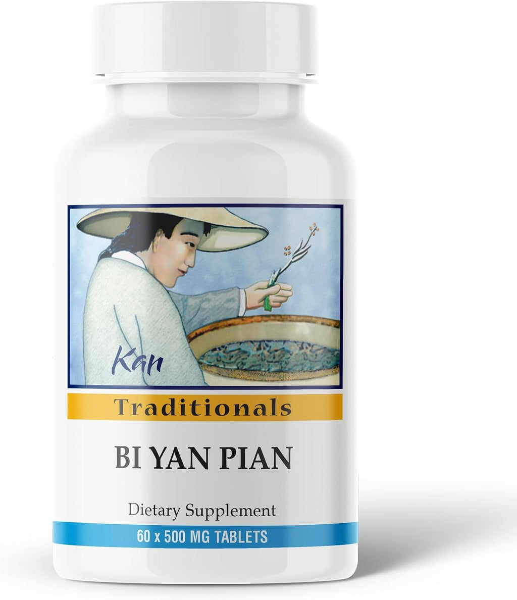 Kan Herbs Company Bi Yan Pian – Traditional Chinese Herbal Formula for Sinus Health, 60 Tablets