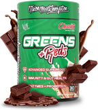 VMI Sports Greens + Reds Advanced Superfood con Probióticos y Enzimas - Sabor Chocolate (30 dosis)