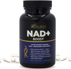 Ageless NAD+ Suplemento con Nicotinamida Ribósido para Mujeres y Hombres | 30 Cápsulas