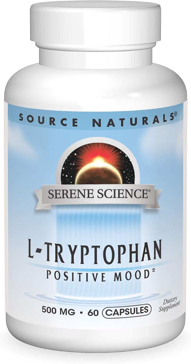 Source Naturals Serene Science L-Triptófano 500 mg, 60 Cápsulas
