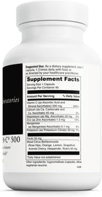 DAVINCI Labs Poten-C 500 - Suplemento de Vitamina C con Minerales y Bioflavonoides - 90 Comprimidos