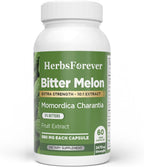 HerbsForever Melón Amargo Concentrado de Alta Potencia (10:1) - 60 Cápsulas Vegetales, 880mg