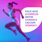 Multivitamínico para Mujeres 37 en 1 con Vitaminas C, D3, Ácido Fólico, Complejo B, Biotina, Zinc y Más – 120 Comprimidos