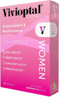 Vivioptal Women - Multivitamínico y Multimineral para Mujeres con CoQ10 y Omega-3 (30 Cápsulas)