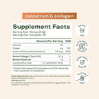 Bloom Nutrition Colostro Bovino en Polvo con Vitamina B-12 - Sabor Crema de Naranja, 25 Dosis