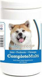 Healthy Breeds Akita All in One Multivitamin Soft Chew 120 unidades