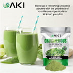 AKI Cruciferous Superfood Green Mix Powder - Mezcla de Verduras Crucíferas (454g)