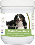 Healthy Breeds Bernese Mountain Dog Multi-Essentials Powder for Dogs - Suplemento de vitaminas, minerales y antioxidantes - 8 oz