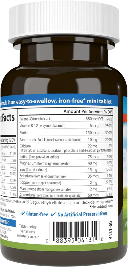 Carlson Mini-Multi - Multivitamínico y Mineral en Mini Comprimidos, 90 unidades – Image 3
