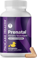 ProCare Health Vitaminas Prenatales Bariátricas con Hierro (60 Cápsulas)