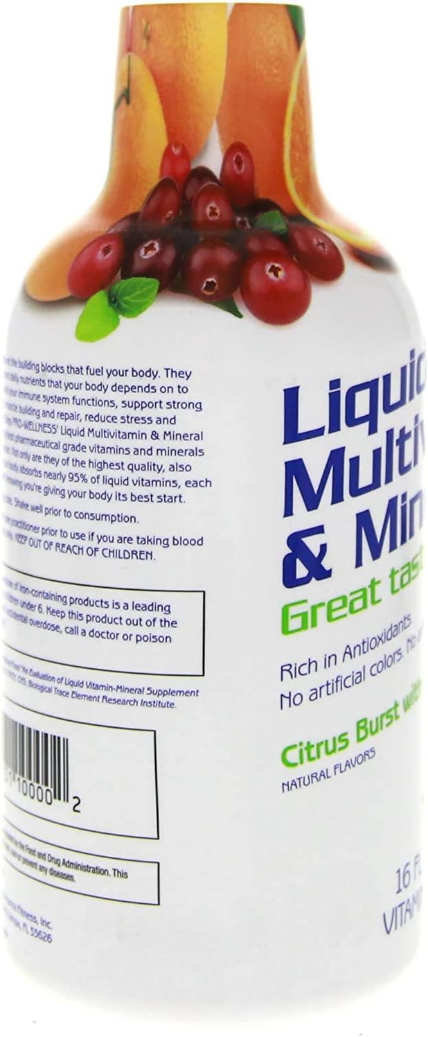 1st Step for Energy Multivitamínico Líquido y Minerales Citrus Burst 473 ml