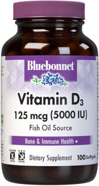 Bluebonnet Nutrition Vitamina D3 2000 IU, 100 Softgels