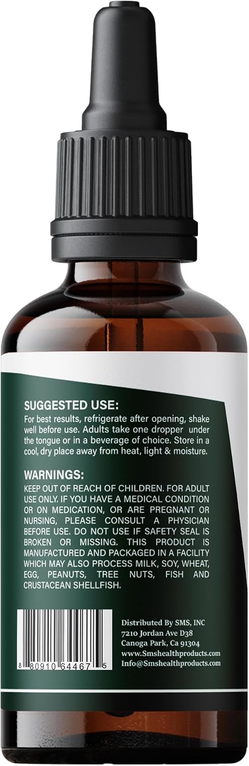 Extracto Líquido de Hoja de Gordolobo, Gotas sin Alcohol, 60 ml