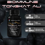 BioImmune Longjack Tongkat Ali Ultra Concentrado Extracto Purificado - 60 Cápsulas