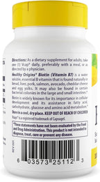 Healthy Origins Biotina 10,000 mcg (10 mg), 360 Cápsulas Vegetales