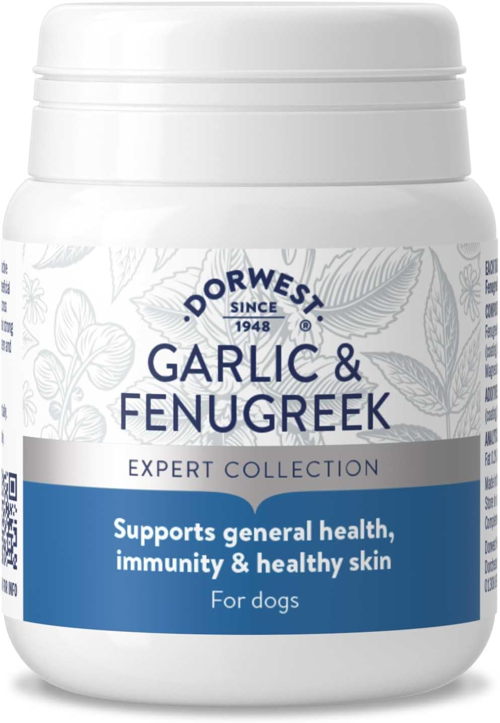 Dorwest Herbs Comprimidos de Ajo y Fenogreco para Perros y Gatos (100 comprimidos)