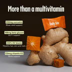 GEM Daily Bite para Mujeres y Hombres – Bocado Multivitamínico con 20+ Nutrientes y Superalimentos (Jengibre Cítrico, 28 unidades)