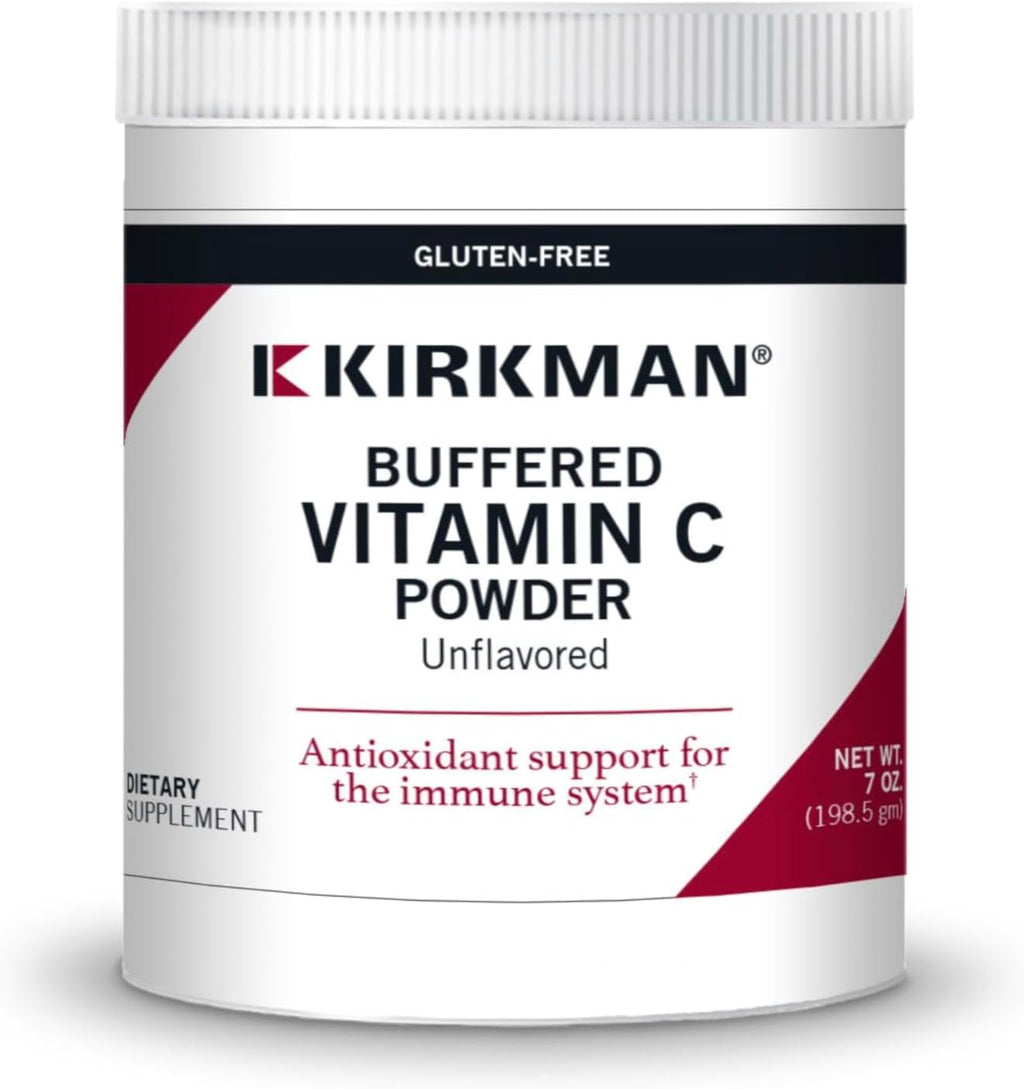 Buffered Vitamin C Powder - Bio-Max Series - Unflavored - Hypoallergenic, 7 oz